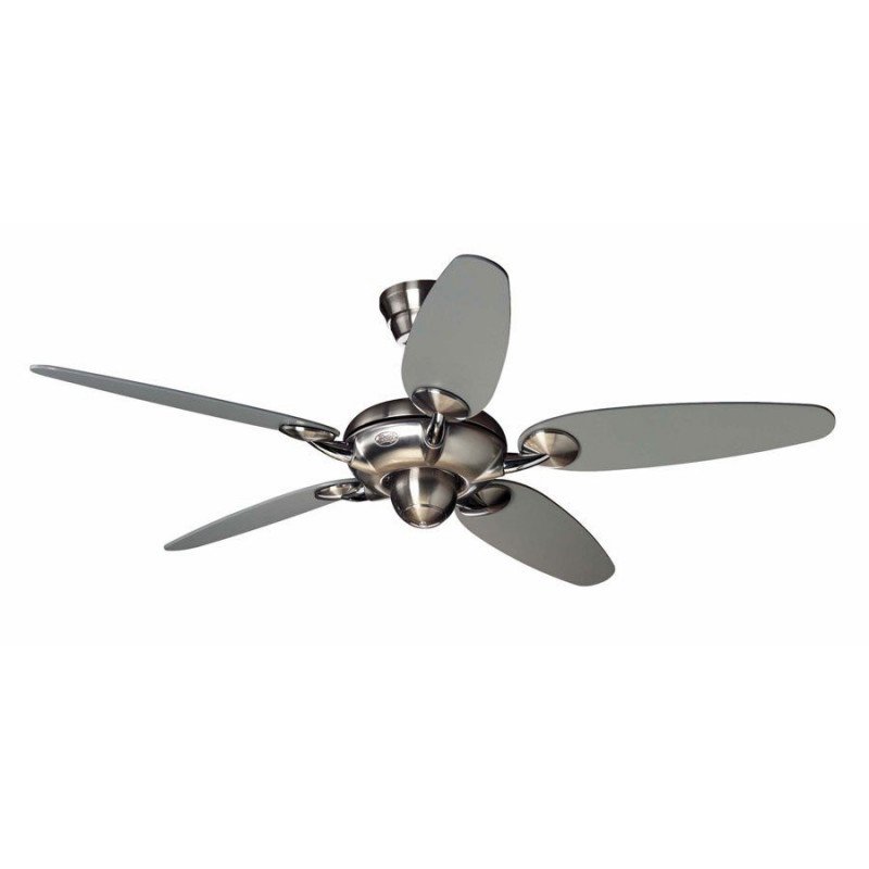 Ventilador de techo, moderno, 132 cm. niquelado HUNTER Alchemy