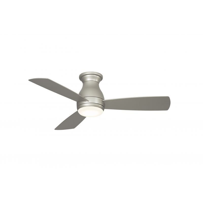 Ventilador de techo, Hugh 112 Wet BN, 112cm, niquelado cepillado, control de pared, exterior, con luz, Fanimation
