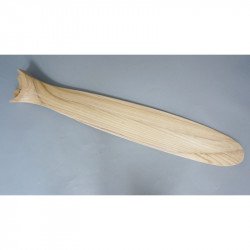 Ventilador de techo, Geronimo BK-SW, 223cm, DC, aspas madera clara/ cuerpo cromado, wifi, termostato, Klassfan.