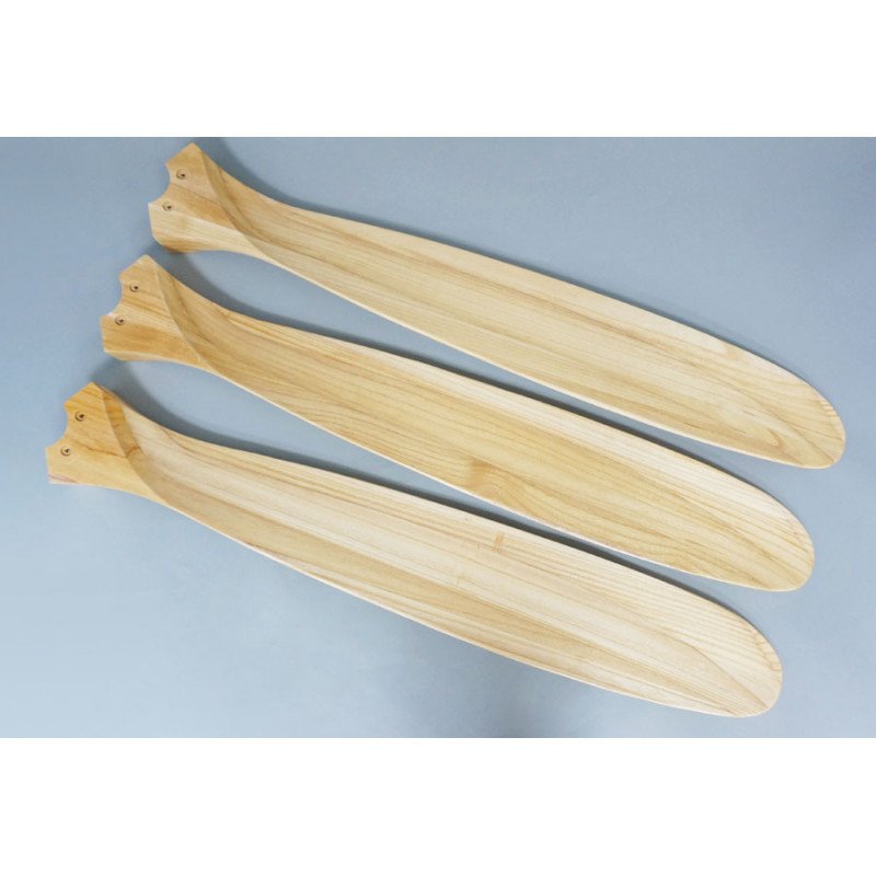 Ventilador de techo, Geronimo BK-SW, 223cm, DC, aspas madera clara/ cuerpo cromado, wifi, termostato, Klassfan.