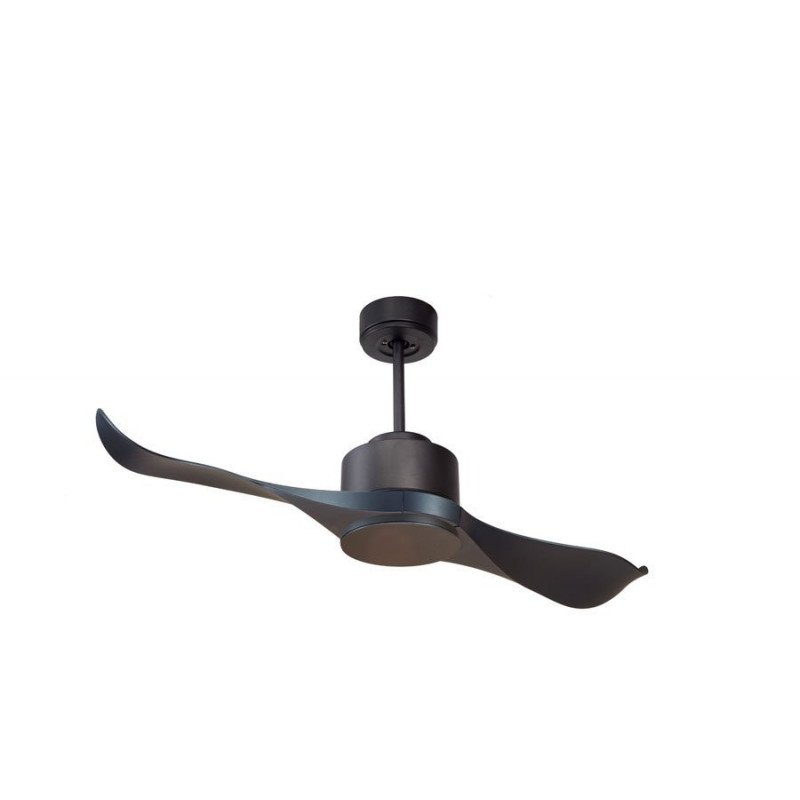 Modulo de Klassfan. Ventilador de techo super desestratificador- 106 cm- Wi-Fi y termostato- Gris basalto/Negro y aspas ABS colo